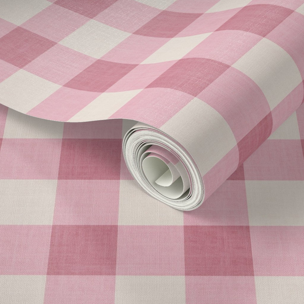 Gingham wallpaper