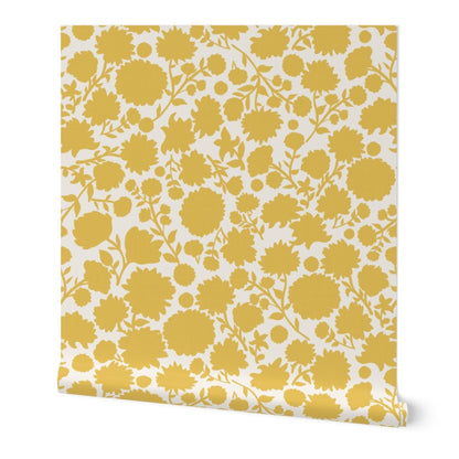 Scandinavian Folk Floral Silhouette