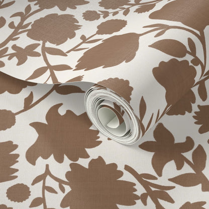Scandinavian Folk Floral Silhouette