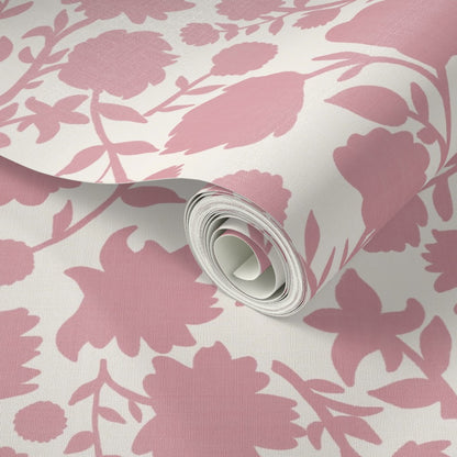 Scandinavian Folk Floral Silhouette