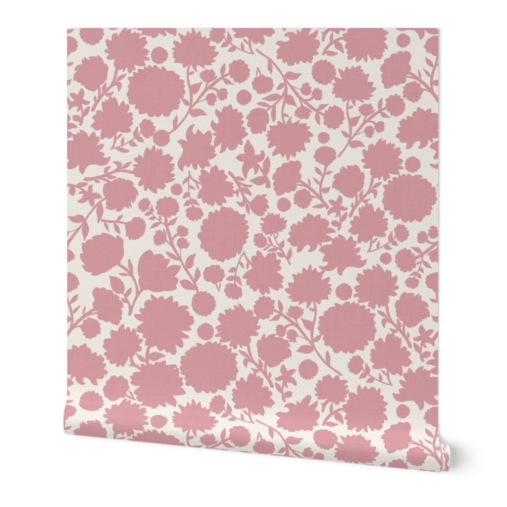 Scandinavian Folk Floral Silhouette