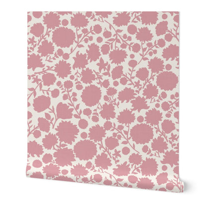 Scandinavian Folk Floral Silhouette