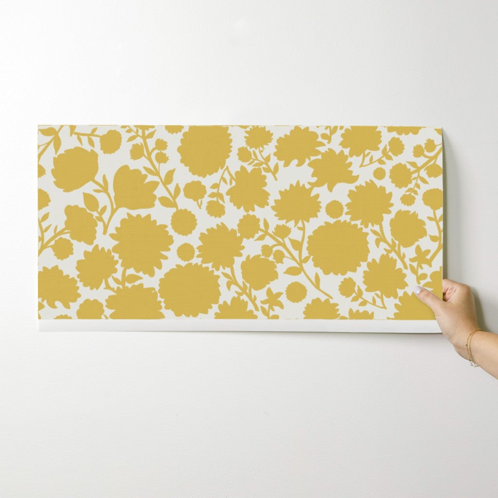 Scandinavian Folk Floral Silhouette