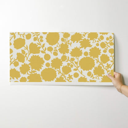 Scandinavian Folk Floral Silhouette