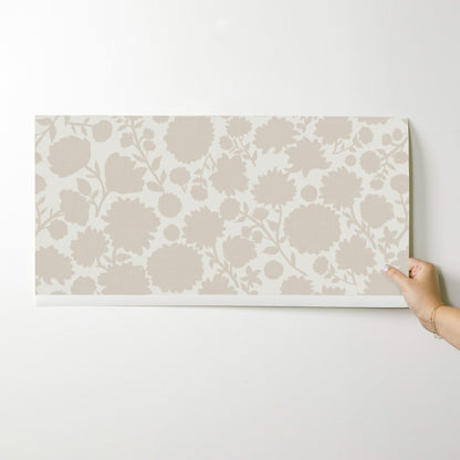 Scandinavian Folk Floral Silhouette