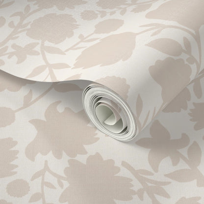 Scandinavian Folk Floral Silhouette