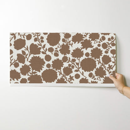 Scandinavian Folk Floral Silhouette