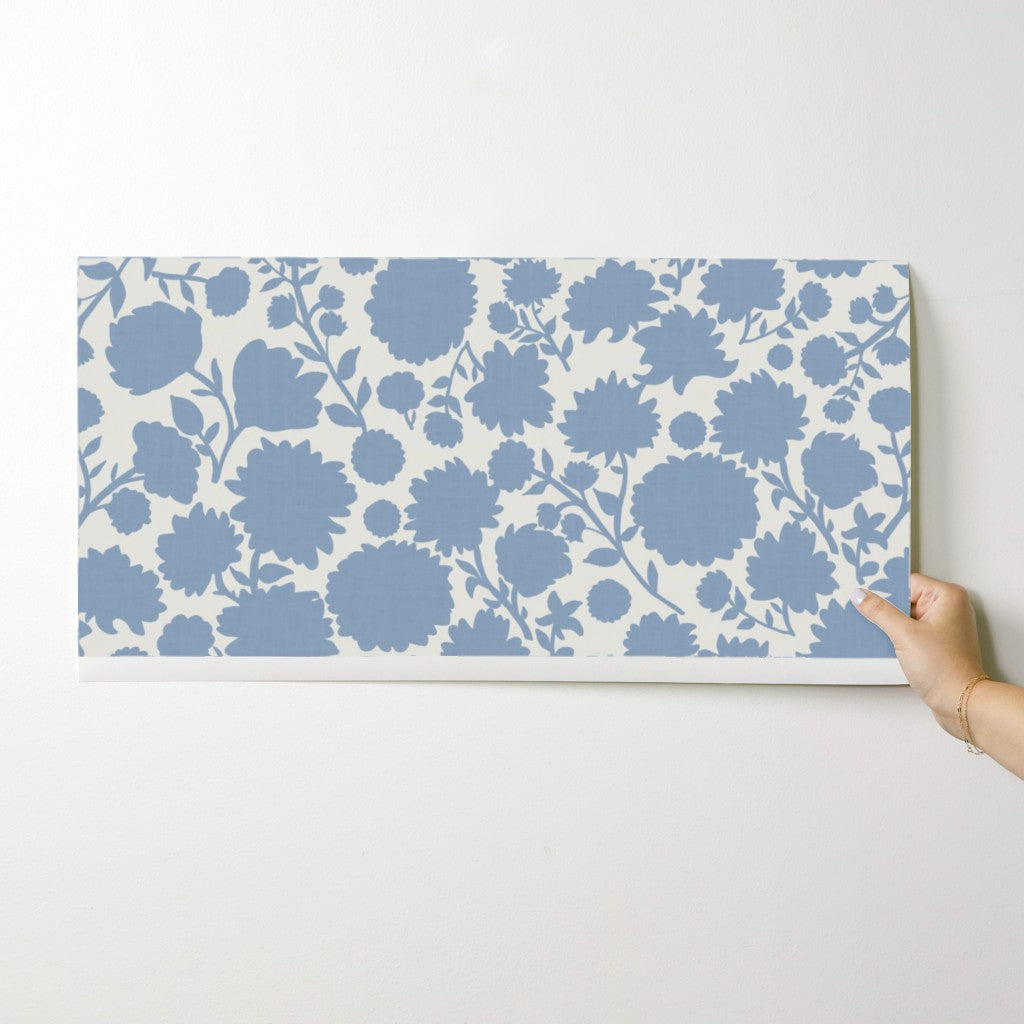 Scandinavian Folk Floral Silhouette