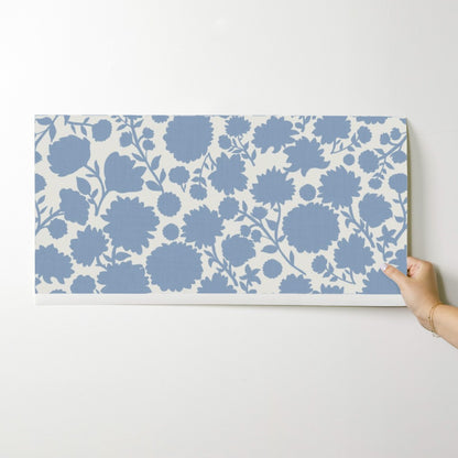 Scandinavian Folk Floral Silhouette