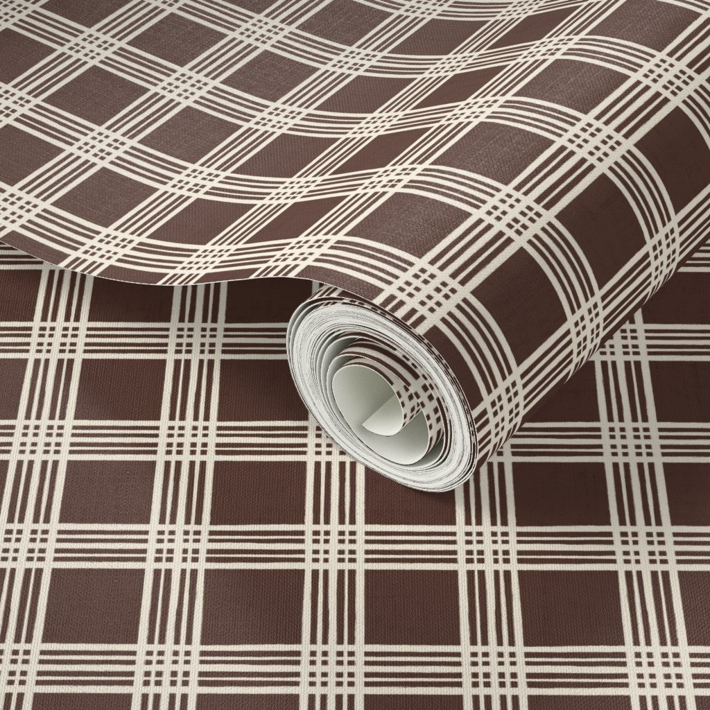 Painterly plaid