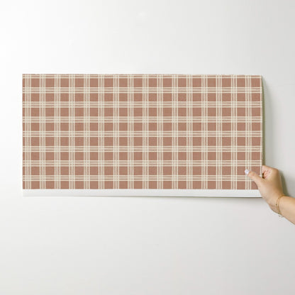 Painterly plaid