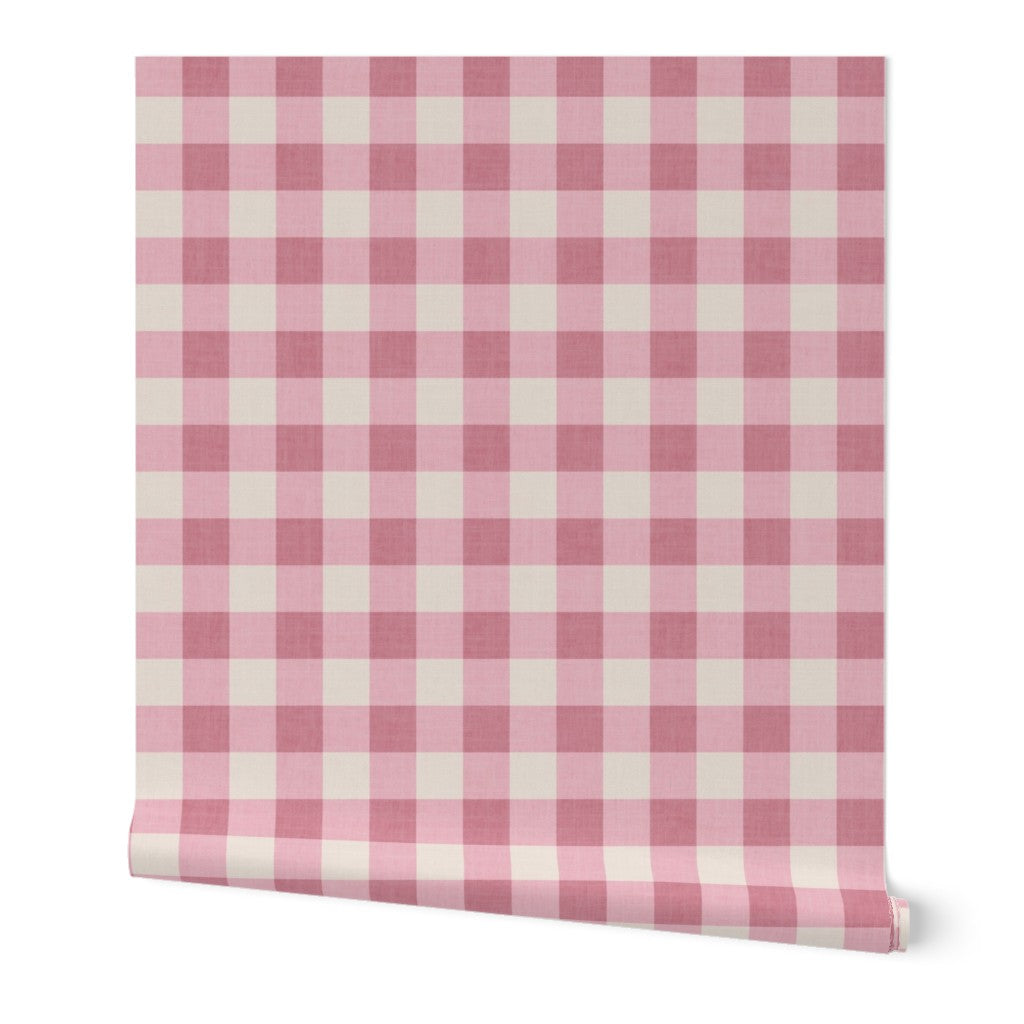 Gingham wallpaper
