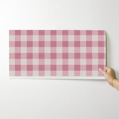Gingham wallpaper