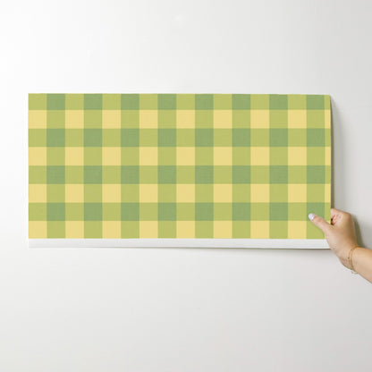 Gingham wallpaper