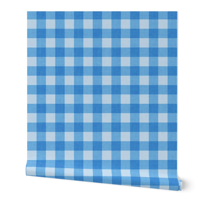 Gingham wallpaper