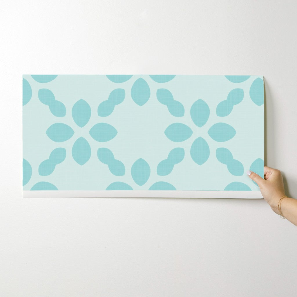 Scandi Retro abstract Floral Tile