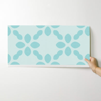 Scandi Retro abstract Floral Tile