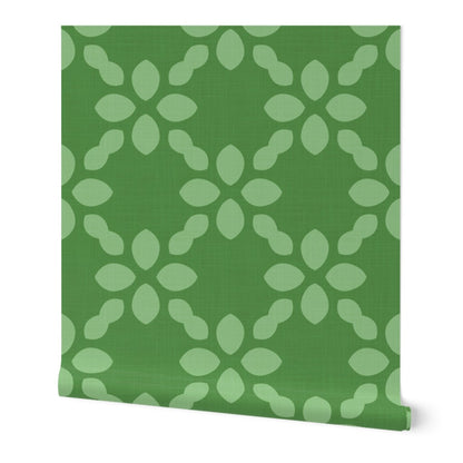 Scandi Retro abstract Floral Tile