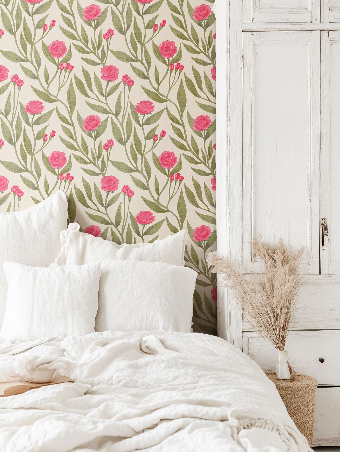 Blush rose chintz