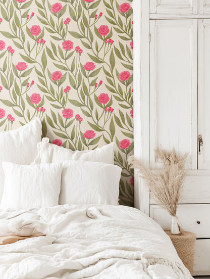 Blush rose chintz