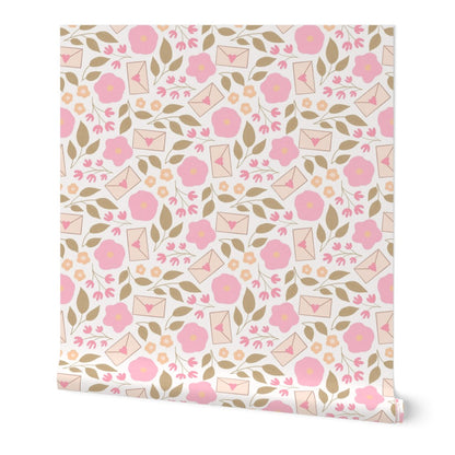 Love letters - Nursery wallpaper