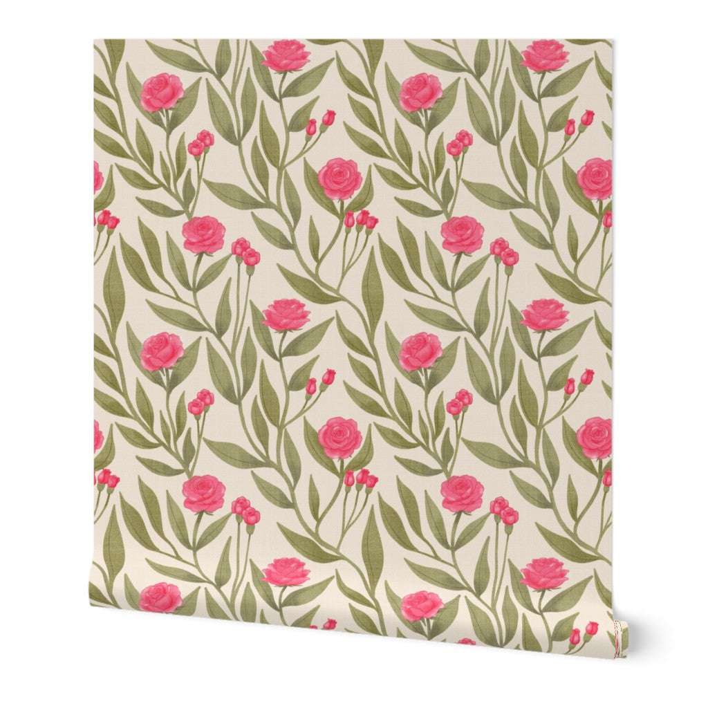 Blush rose chintz