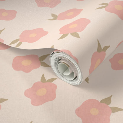Bold bloom - Bold retro florals wallpaper